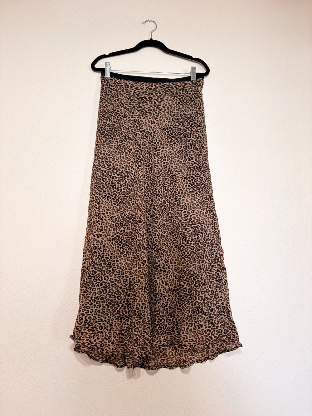 Rachel Zoe Leopard-Print Maxi Skirt in Brown and Black